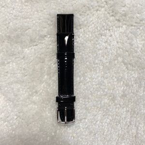 Authentic Michele black patent leather band 16MM